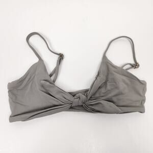 L*Space Flashback Bikini Top in Gray Size Small NWT